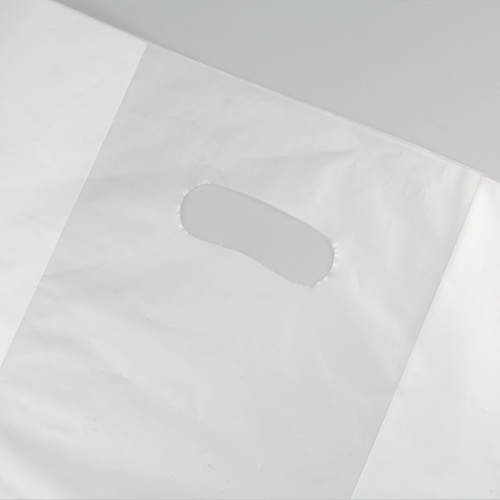 HD투명 무지 비닐쇼핑백(100매)옆폭있는 배달 테이크아웃 카페 포장 선물 판촉 반투명 봉투 인쇄제작 가능