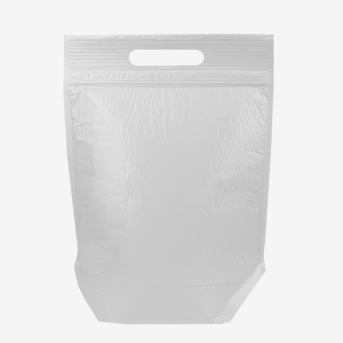 지퍼스탠드 보냉팩 (50매)은박 블랙 화이트 보온냉 발포지 테이크아웃 도시락 포장봉투