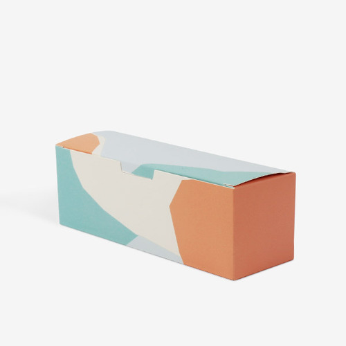 가로형 미니박스 (10매)3종 화이트 격자무늬 파스텔 소형 선물 디저트 마카롱 포장 종이상자인쇄제작 가능!