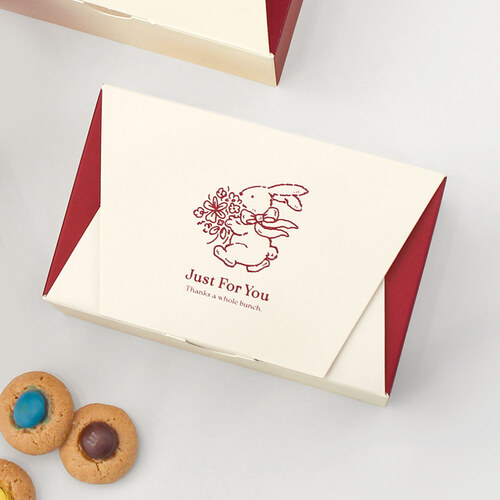 래빗 원터치박스 (5매)  미니사이즈 초콜릿 모찌 캔디 악세서리 선물포장 초소형 시즌 포장박스