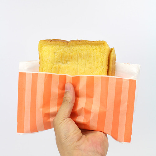 토스트봉투 오렌지/크라프트 샌드위치 햄버거 베이커리 내면코팅 식품포장지