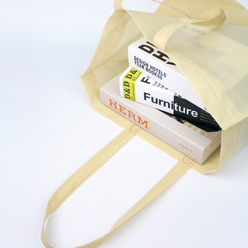 부직포 숄더 쇼핑백 (10매)5색상 50x45cm 긴끈 고급 포장가방 인쇄제작 가능