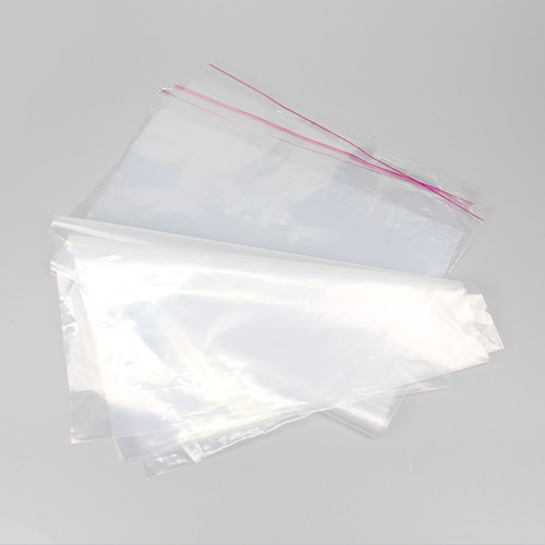 PE접착 폴리백 (200매)9가지 사이즈 의류 잡화 소품 포장팩 부드러운 비닐봉투인쇄제작 가능