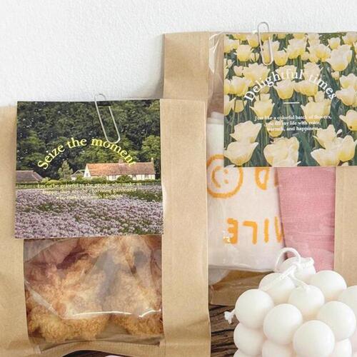 가정의 달 플라워카드 30매 가정 모먼트 튤립 꽃 플라워 패키지 포장 선물 데코레이션