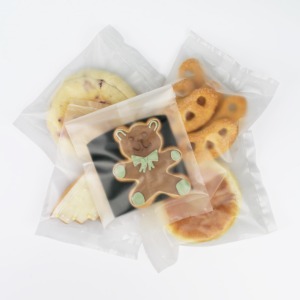 반투명 쿠키봉투 (100매)3가지 사이즈 빵 제과 간식 악세서리 부품 문구류 포장 보관 진공 비닐팩